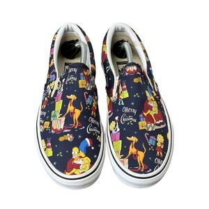 Vans Slip-On "The Simpsons Christmas Edition" Men's Size 7.5 – Women's Size 9